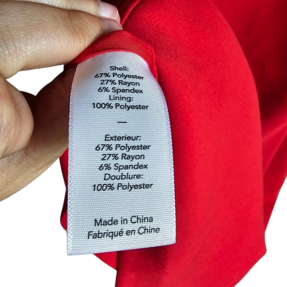 Likely Red Spaghetti Strap Mini Dress Size 4 - Picture 4 of 5